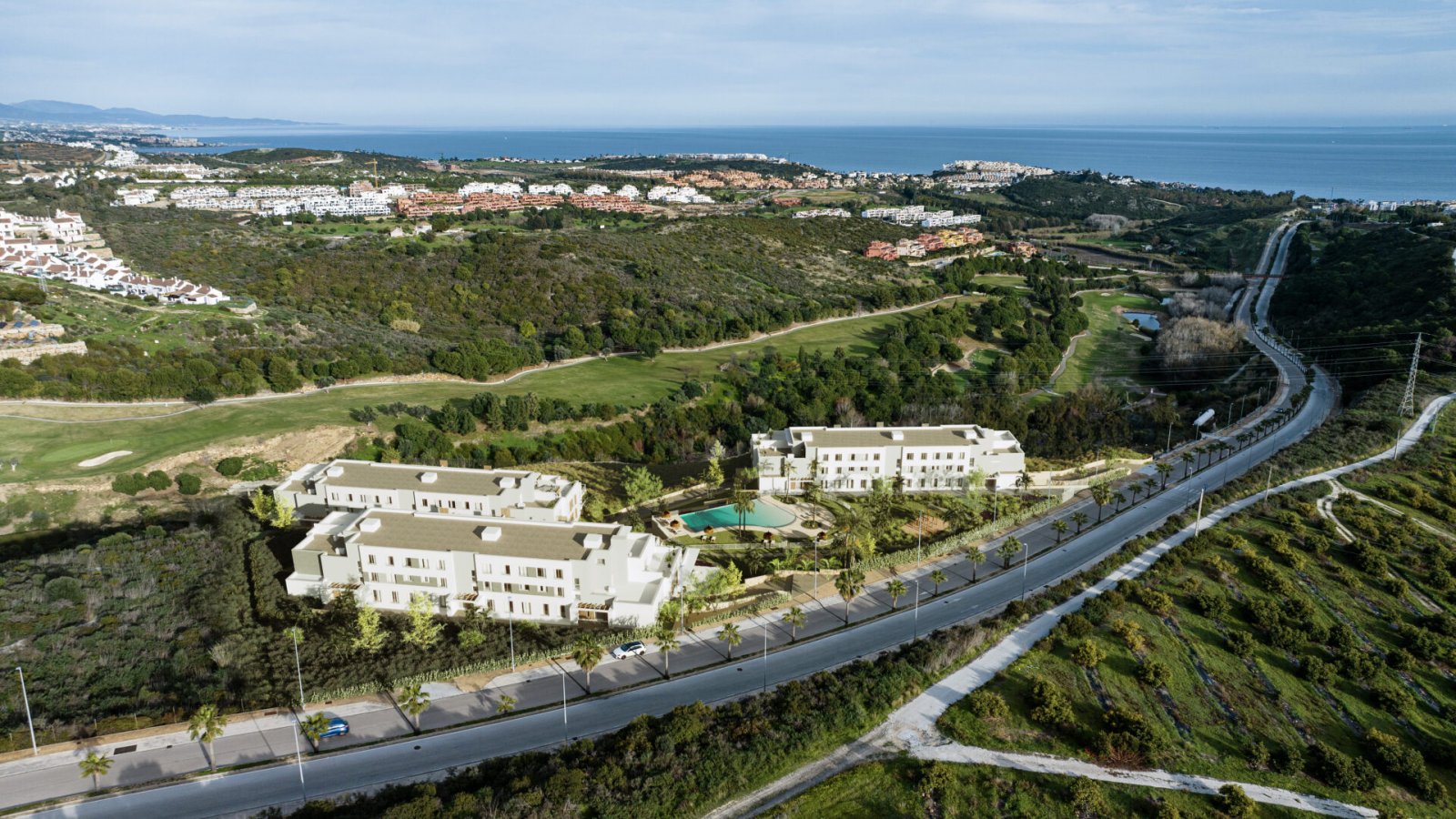 Exklusive Apartments mit Meerblick und 100 m vom Golfplatz entfernt, Casares