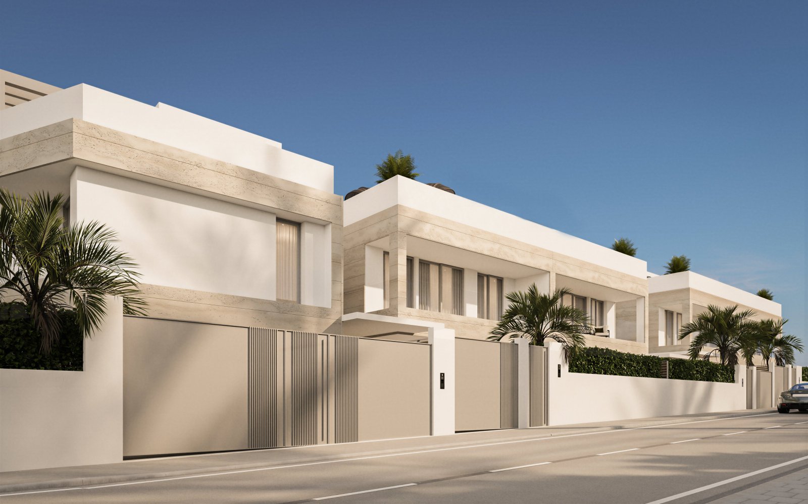 Luxuriöse Villa, 300 m vom Meer entfernt mit privatem Pool und Aussicht, Marbella