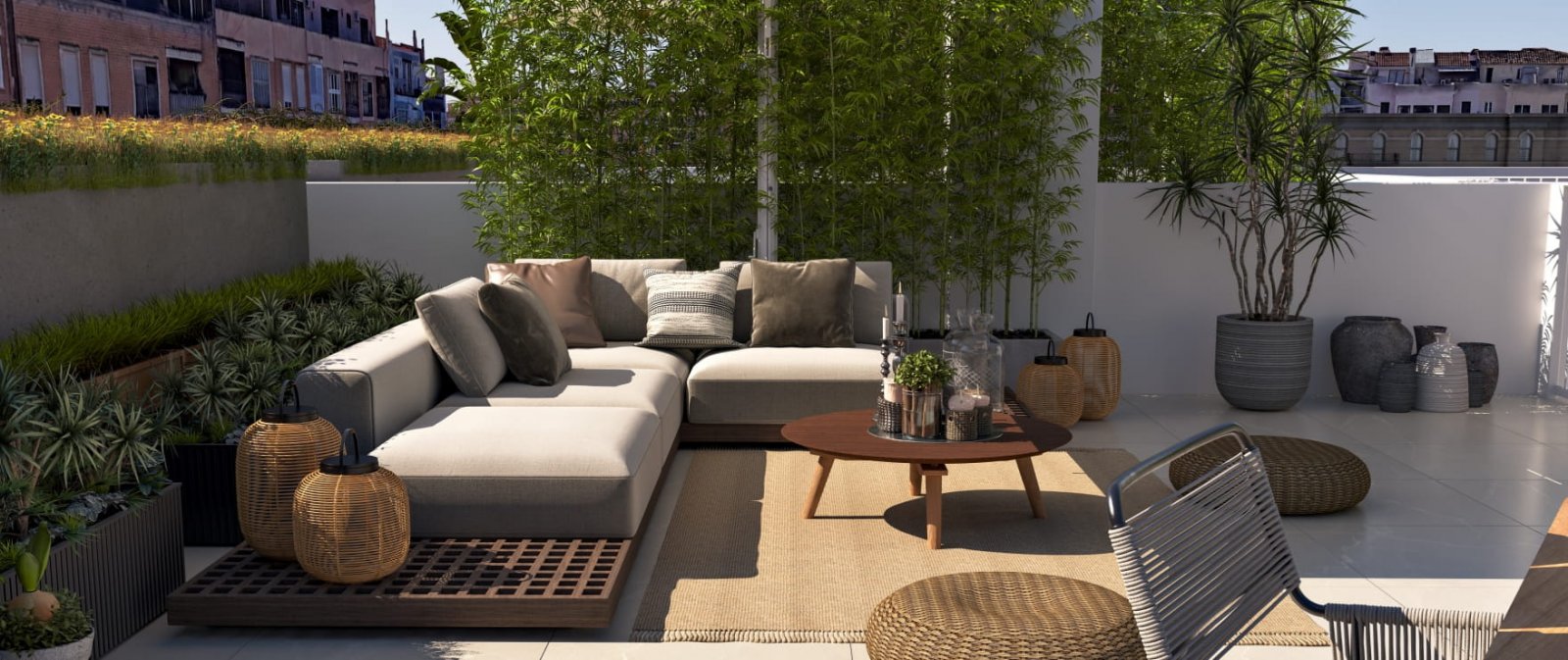 Palma de Mallorca: Luxuriöses Apartment mit großer Terrasse am Meer und Golfplatz in Palma de Mallorca 