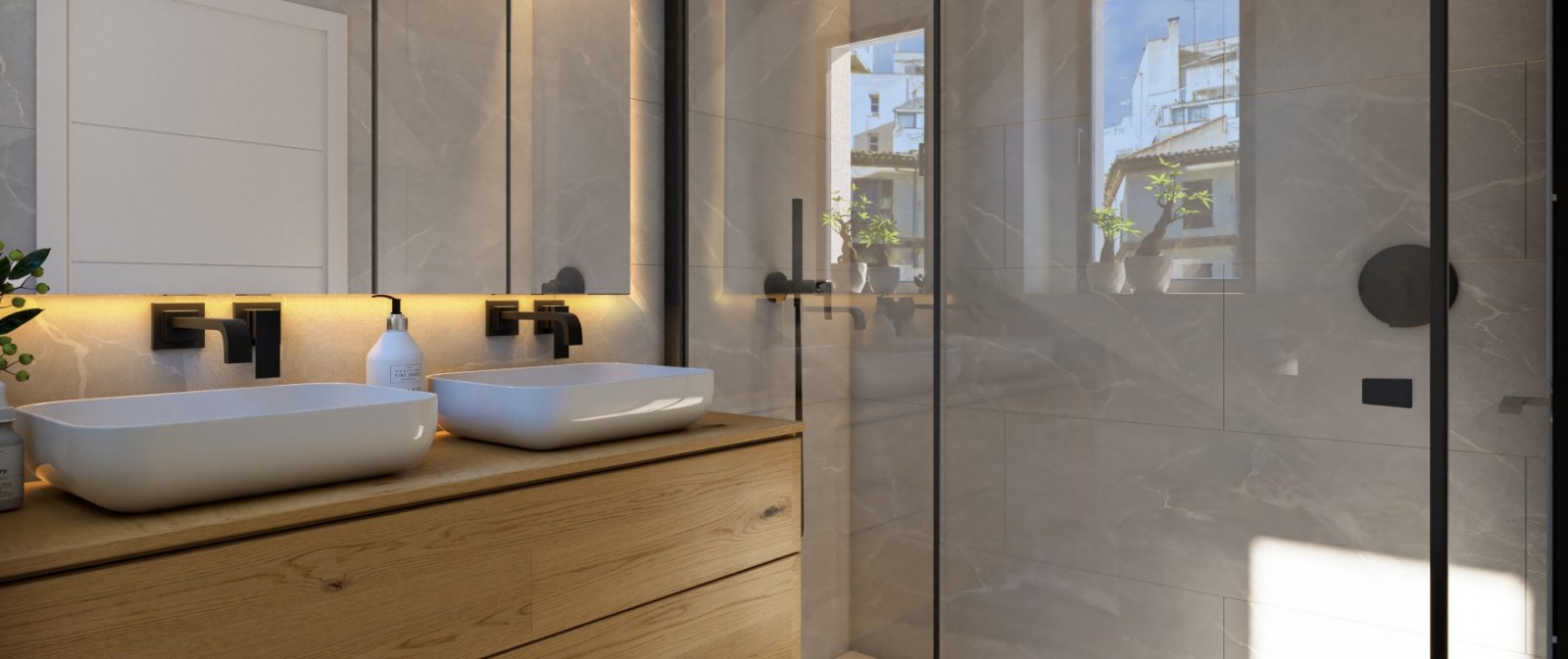 Exklusives Penthouse mit großzügiger Terrasse in Meeres- und Golfnähe im Zentrum von Palma de Mallorca