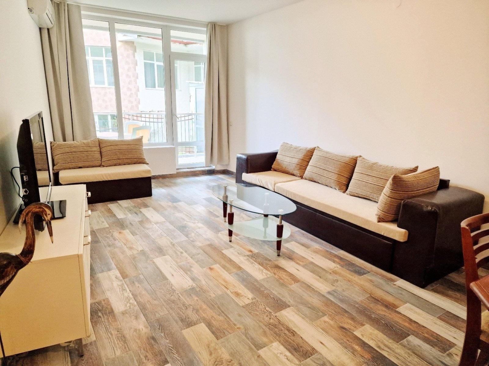 3-Zimmer-Wohnung mit Meerblick, zwei Badezimmern, direkt am Strand – Komplex Silver Beach, Byala, Bulgarien