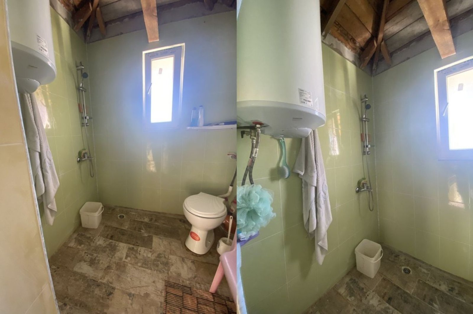 Zwei Häuser in einem Hof ​​im malerischen Dorf Lozarevo, Gemeinde Sungurlare.