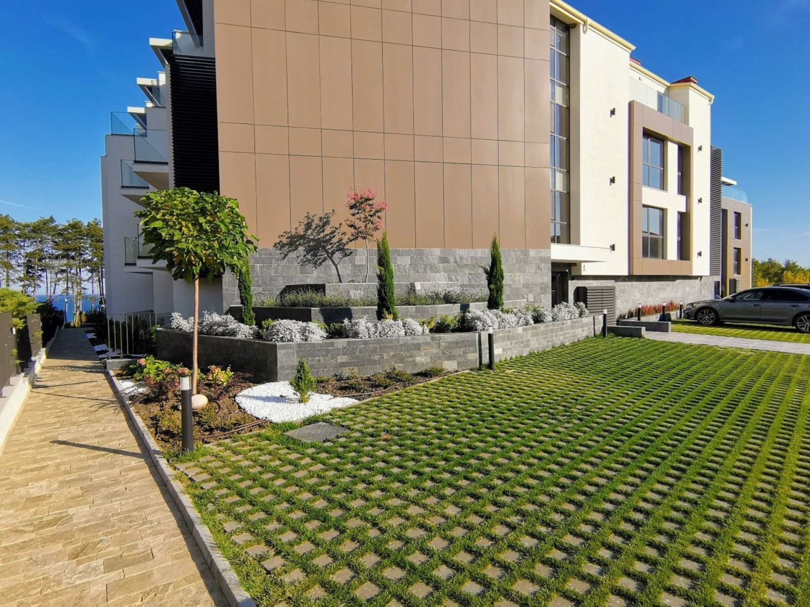 Vollständig möbliertes Studio mit schönem Blick auf das Meer und den Pool in einem neuen, luxuriösen Komplex – Open Sea Residence, Byala, Bulgarien