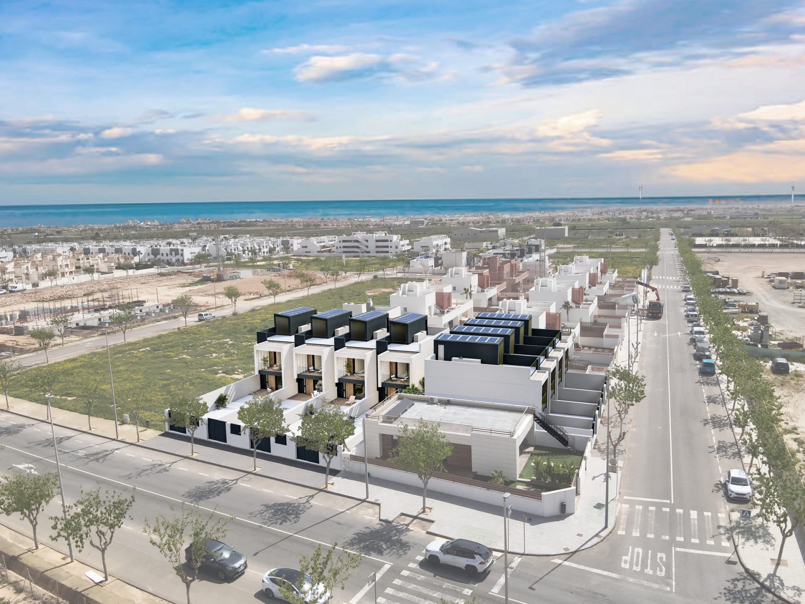 Stilvolles Stadthaus mit Schwimmbad und Solarium am Meer Pilar de la Horadada