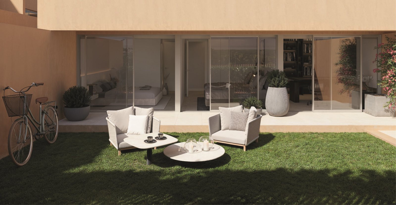 Komfortable Bungalows mit privatem Garten und Gemeinschaftspool, Torrevieja
