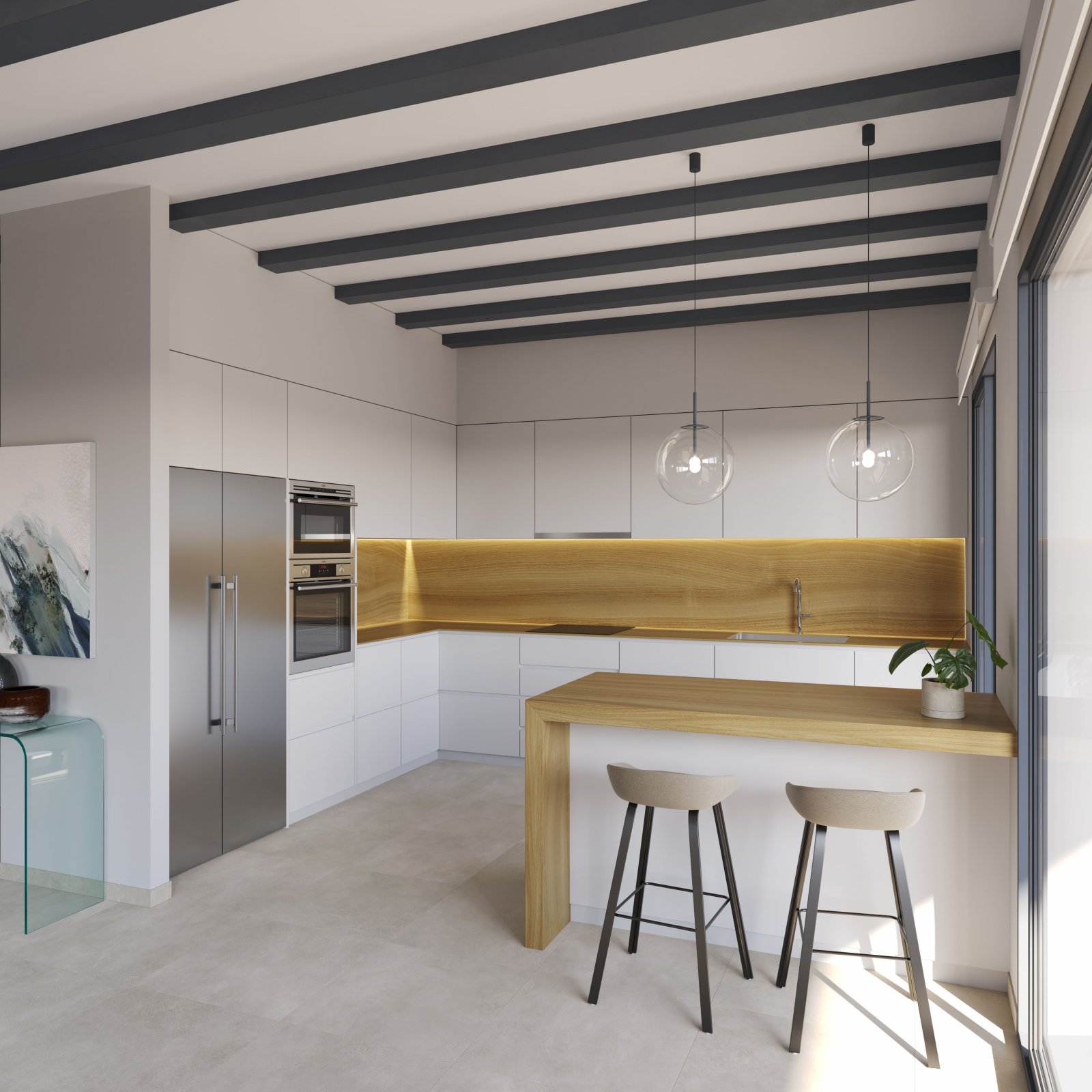 Exklusive Familienhäuser mit Pool und Garten, ruhige natürliche Umgebung, Penáguila