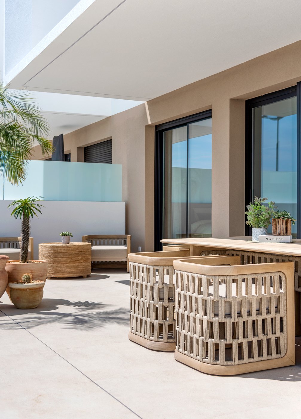 Moderne Stadthäuser mit privatem Pool und Garten, in der Nähe des Flughafens, Dolores