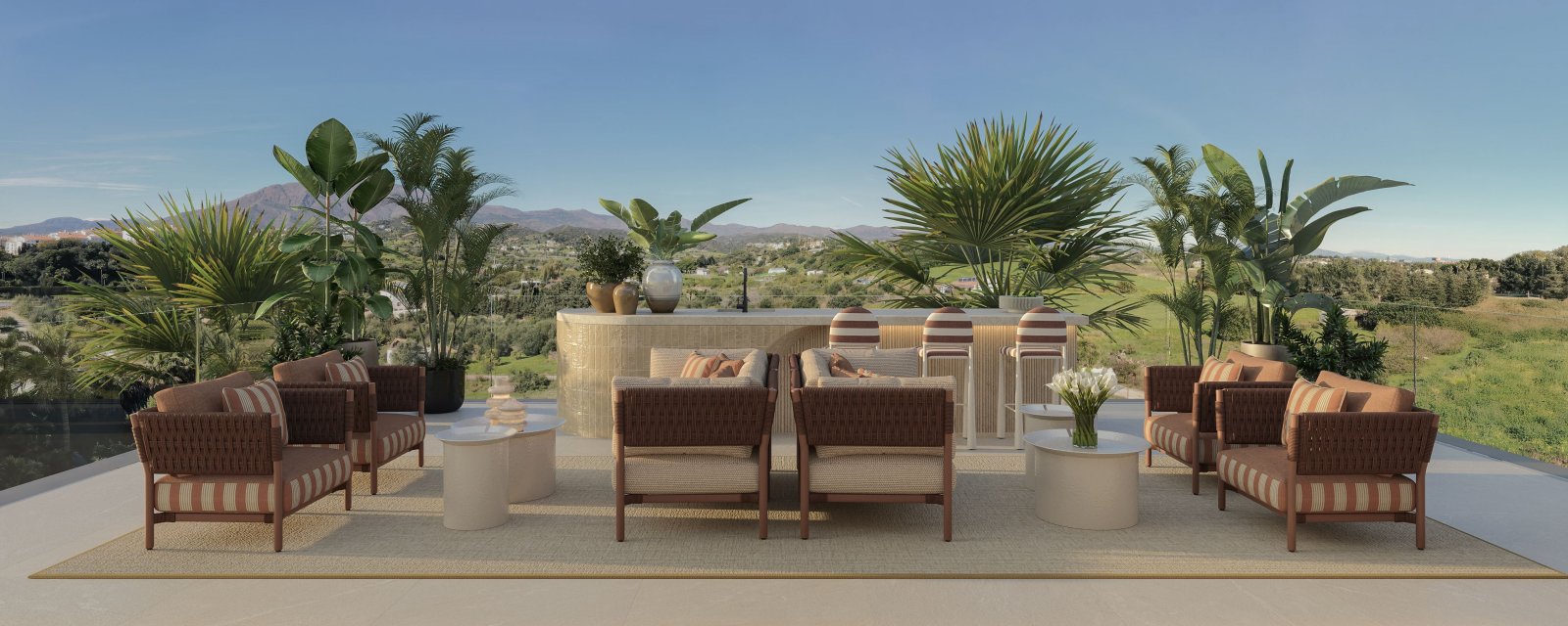 Exklusive Wohnungen und Penthäuser, Meerblick und private Sonnenterrasse, Estepona