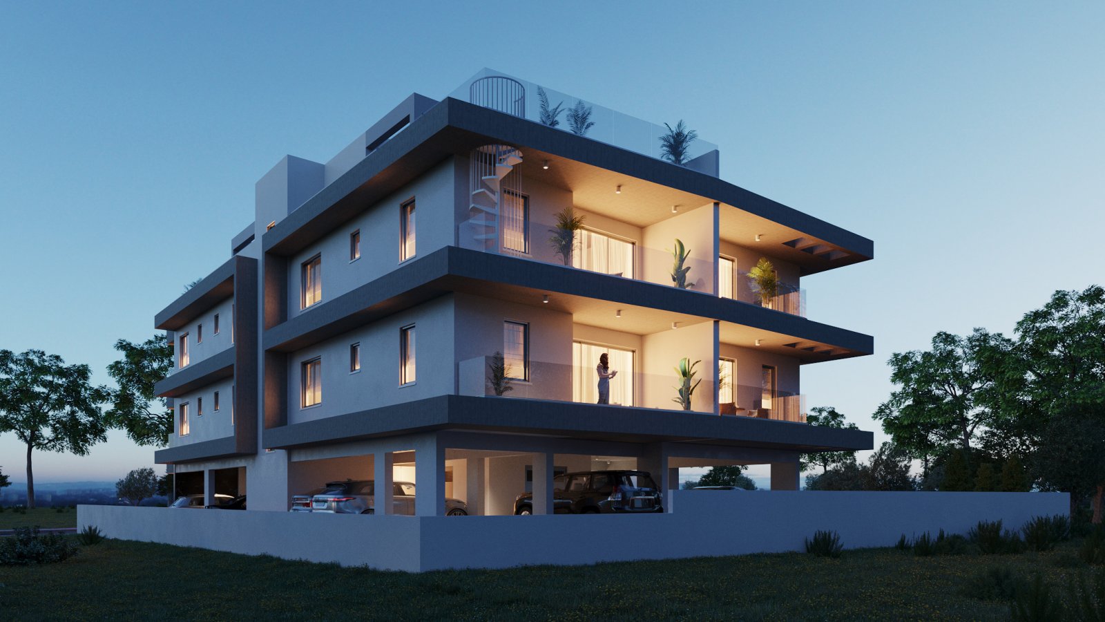 Larnaka: Stilvolle 1-Zimmer-Wohnung in einem Neubauprojekt in Larnaka 