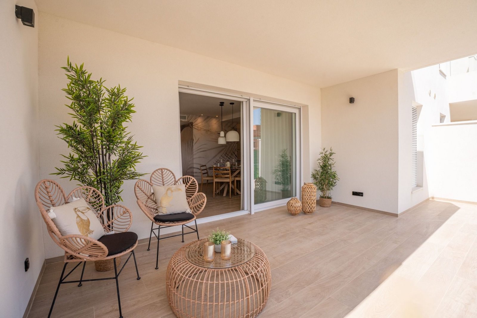 Exklusive Bungalows, Terrassen und private Gärten in La Finca Golf, Algorfa