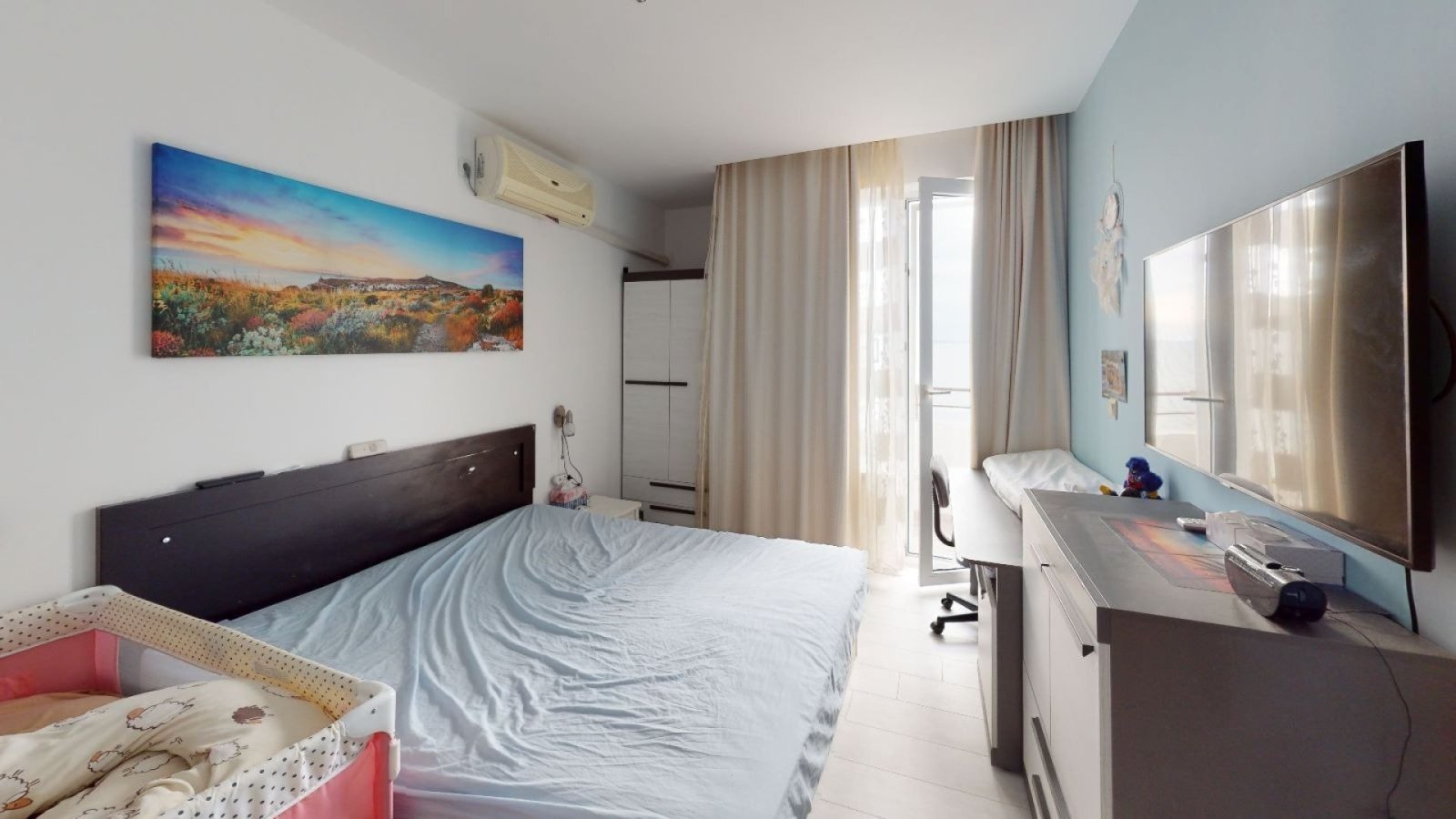 Geräumige Zweizimmerwohnung mit frontalem Meerblick | Privilege Fort, Sveti Vlas – Elenite, Bulgarien