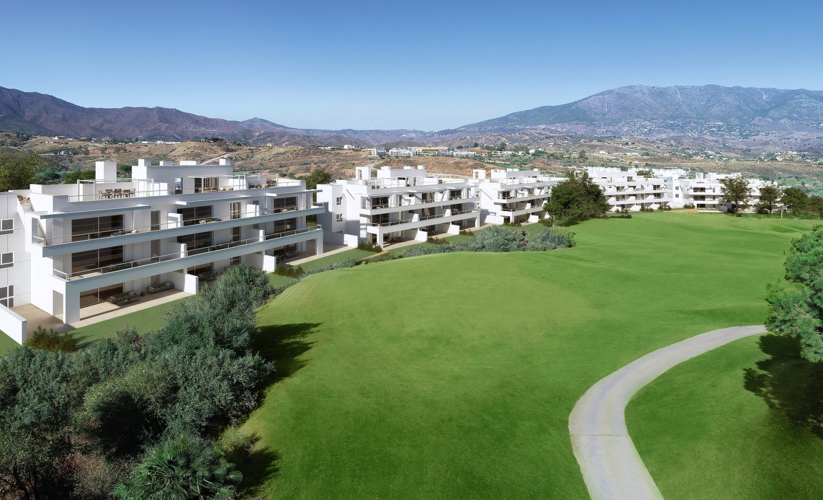Moderne Residenz, in der Nähe des Golfplatzes, Mijas