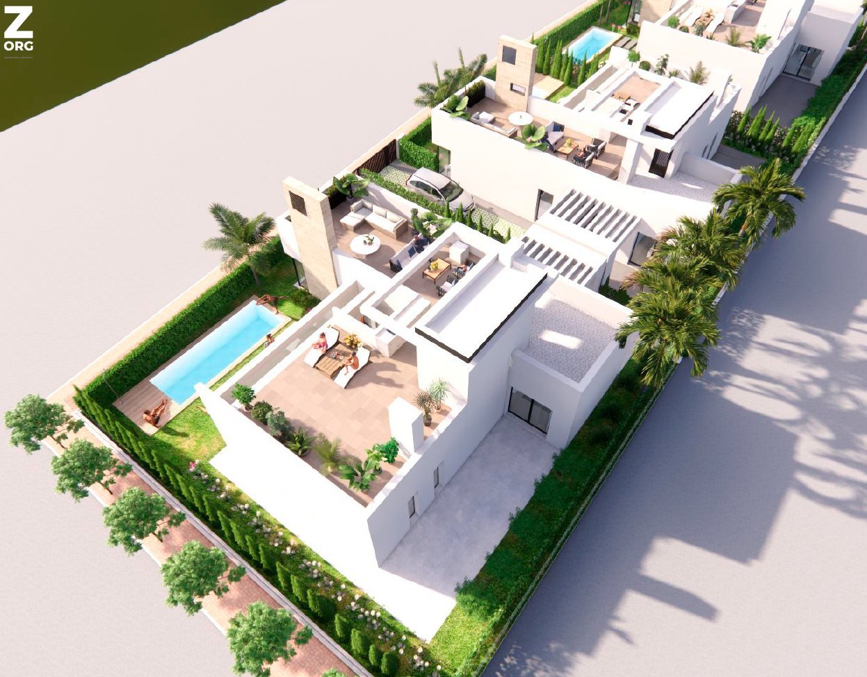 Exklusive freistehende Ferienhäuser, privater Pool und Garten, Santa Rosalía