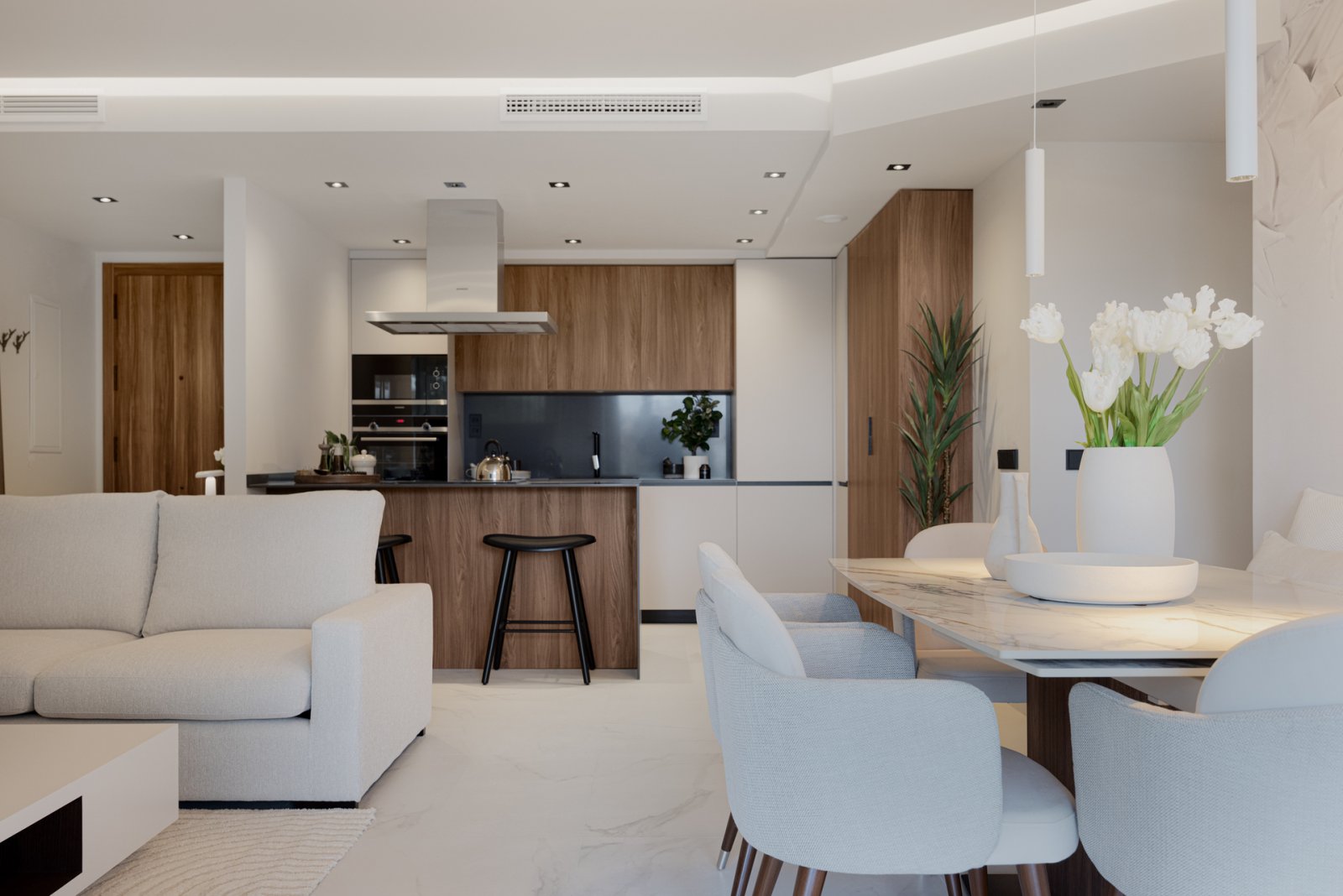 Luxus-Penthouse zum Einzug mit Panoramablick auf das Meer Marbella