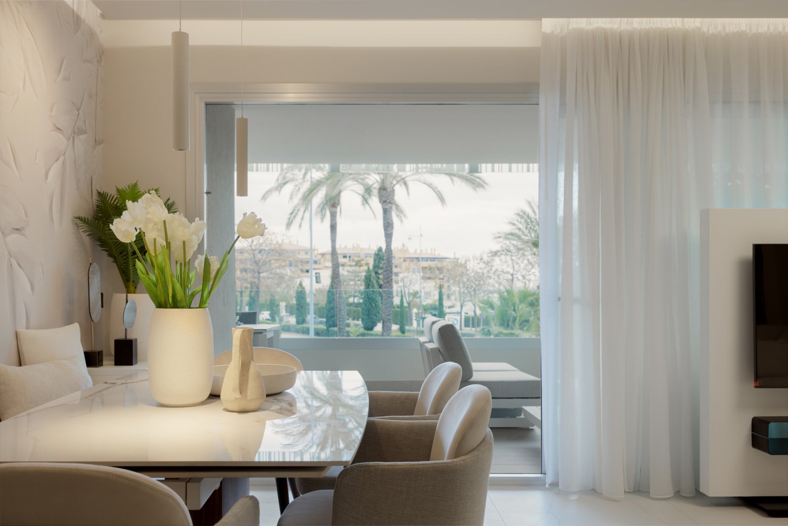 Luxus-Penthouse zum Einzug mit Panoramablick auf das Meer Marbella