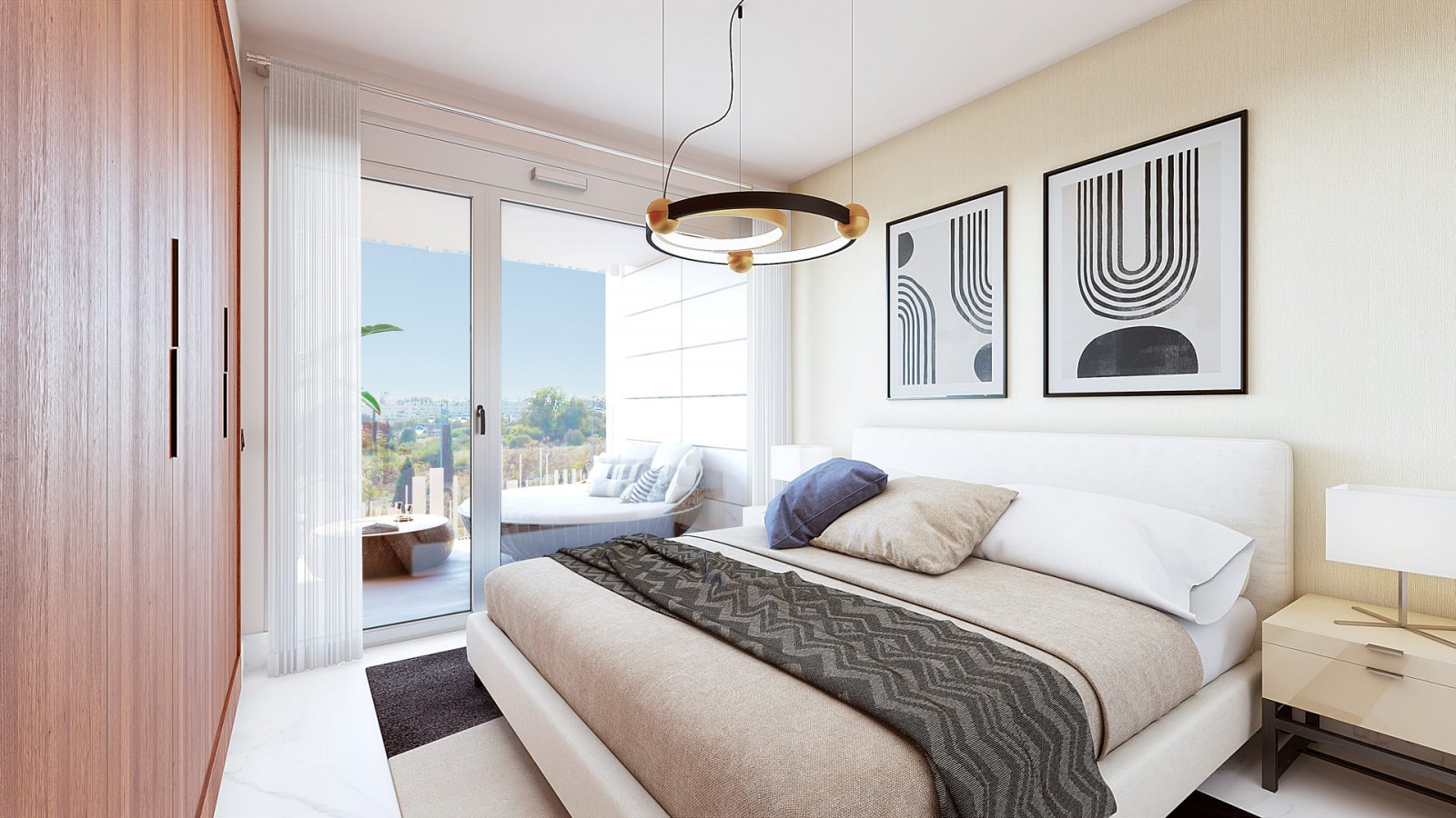 Luxus-Penthouse zum Einzug mit Panoramablick auf das Meer Marbella