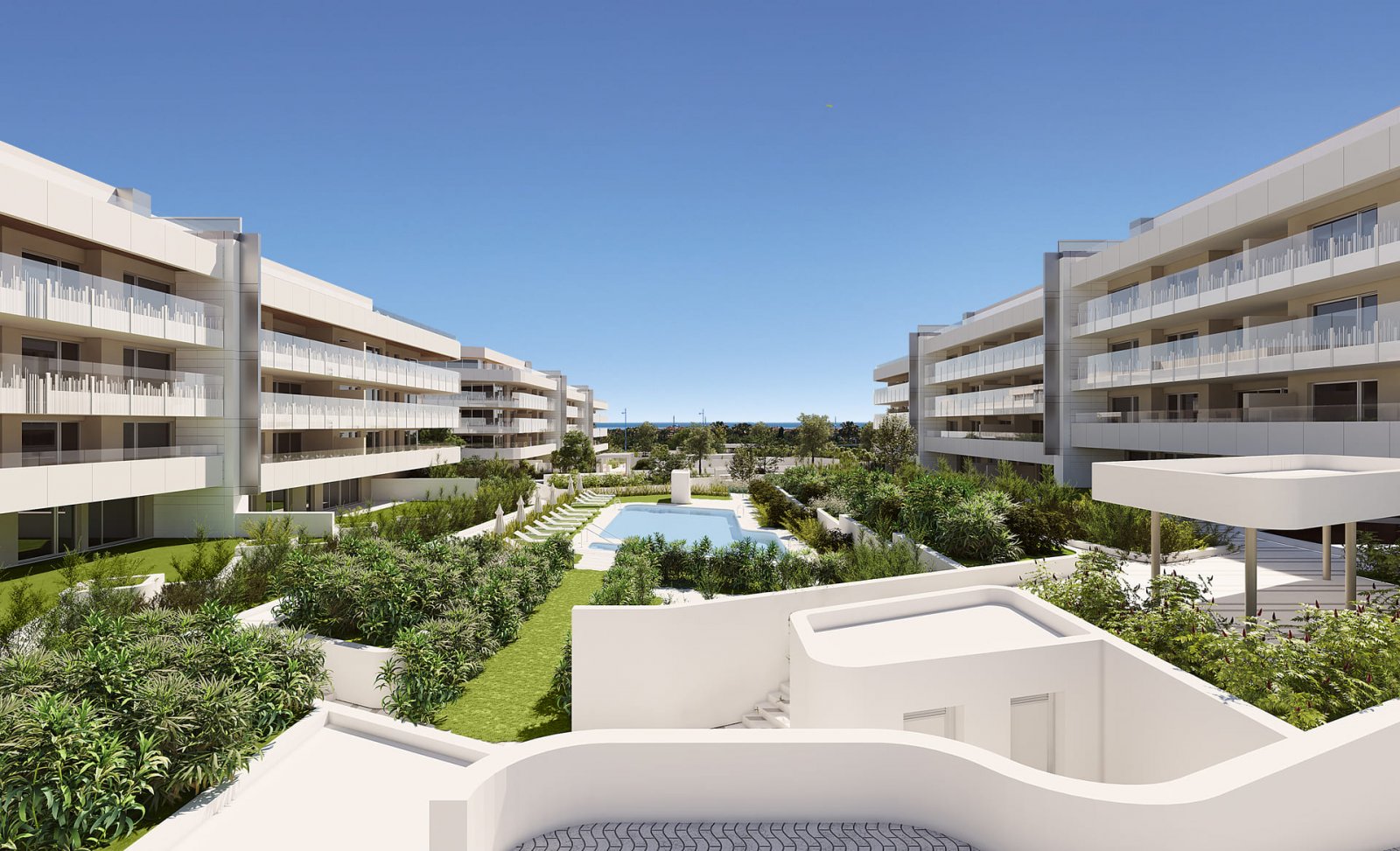 Luxus-Penthouse zum Einzug mit Panoramablick auf das Meer Marbella