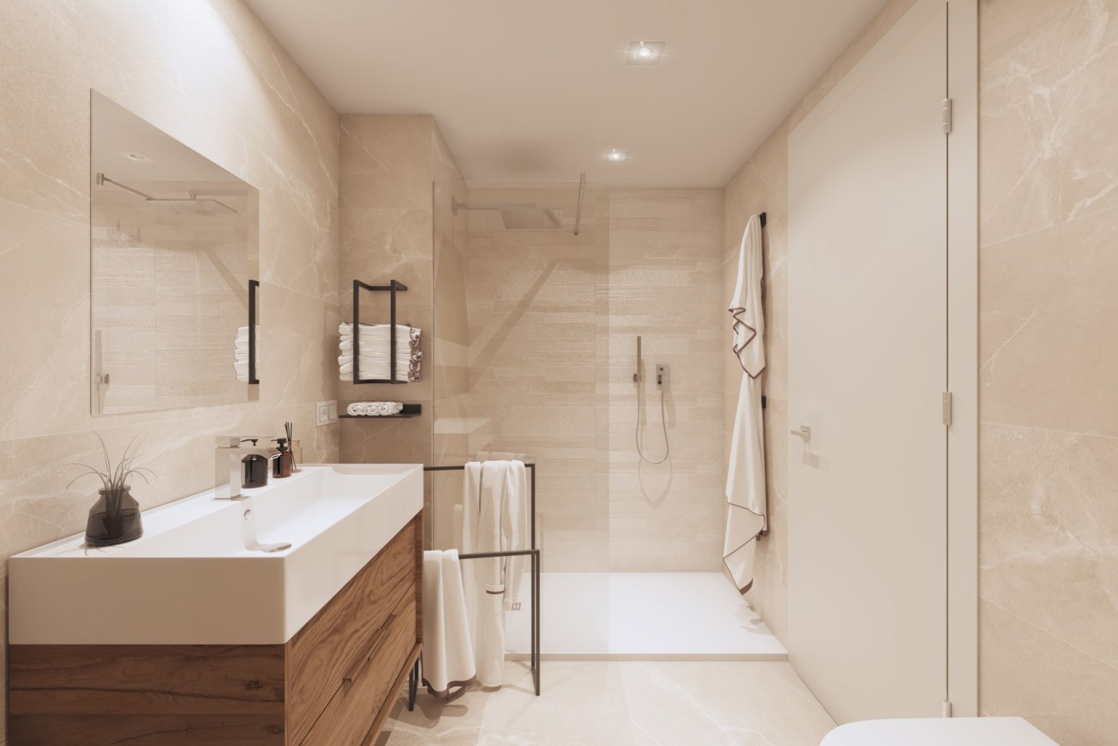 Geräumige Wohnung mit sonniger Terrasse und Blick auf die Landschaft von Benahavís