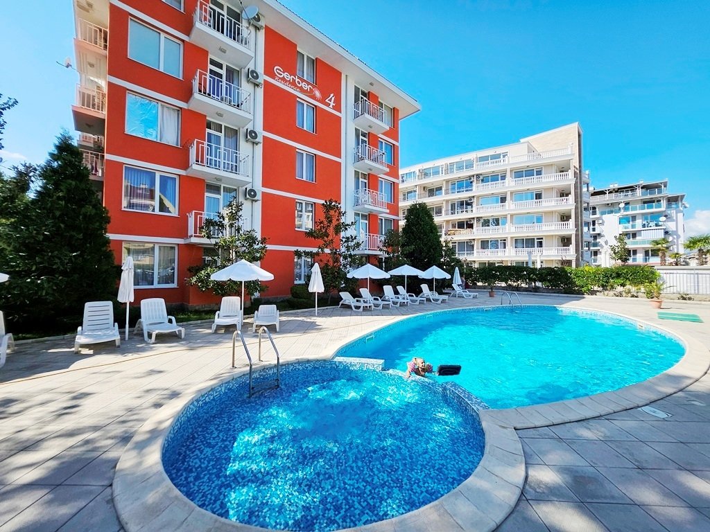 Cozy Studio with Balcony & Garden View in Gerber 4 – Fully Furnished