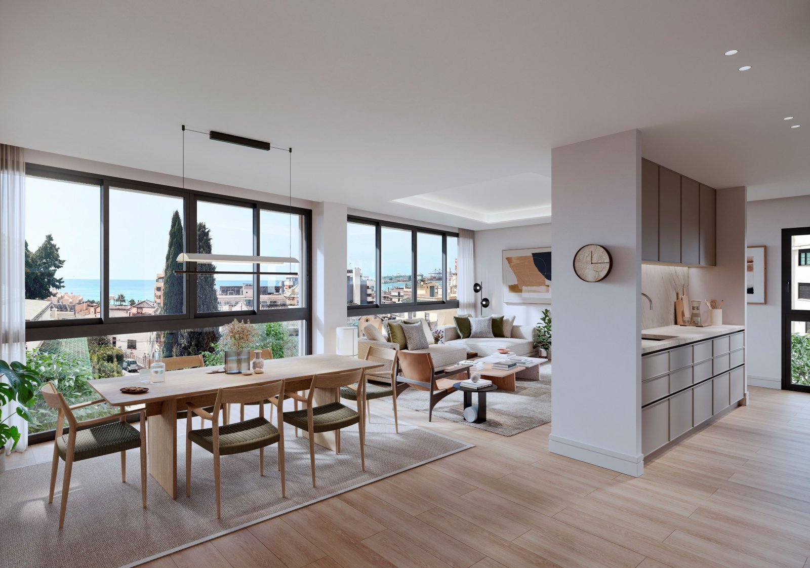 Exklusive Apartments am Meer, 200 m vom Strand entfernt, Málaga