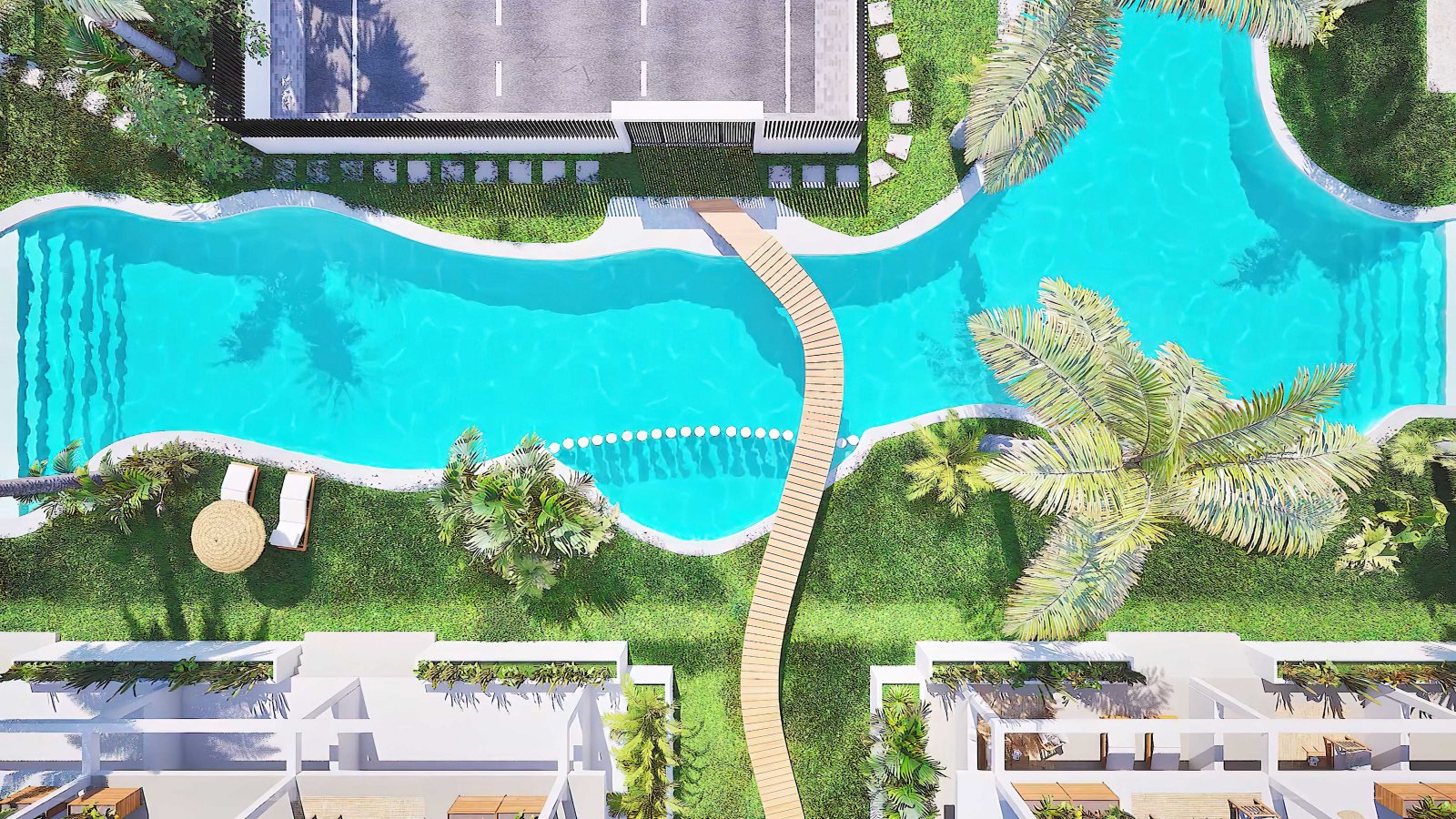 Moderne Apartments 400 m vom Meer entfernt, mit Swimmingpool und Garage, Mar de Cristal