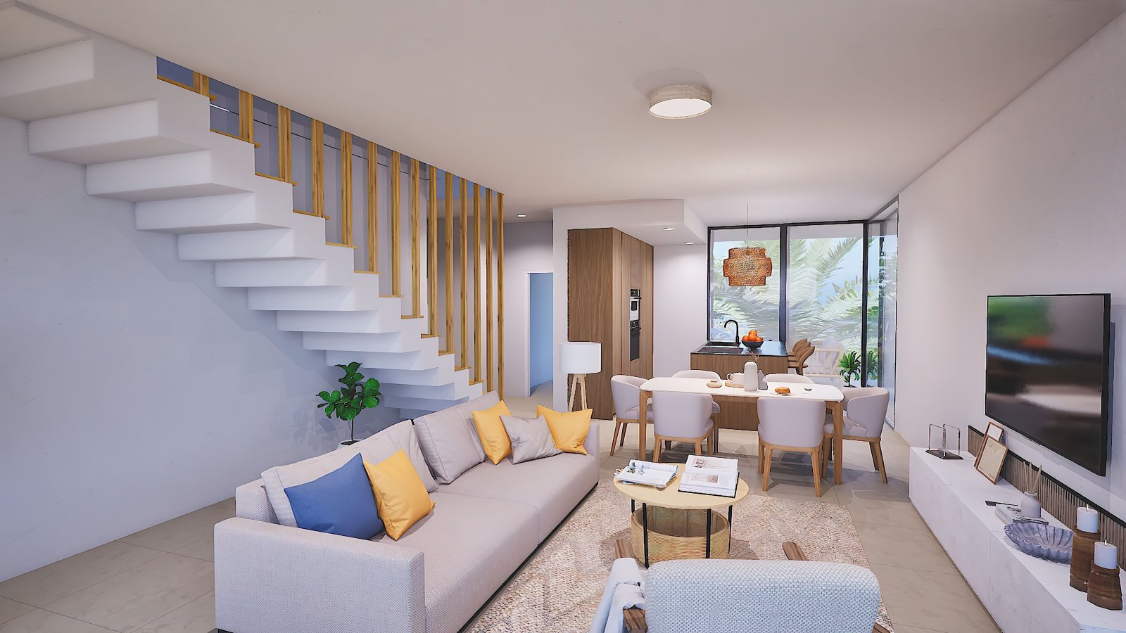 Moderne Apartments 400 m vom Meer entfernt, mit Swimmingpool und Garage, Mar de Cristal