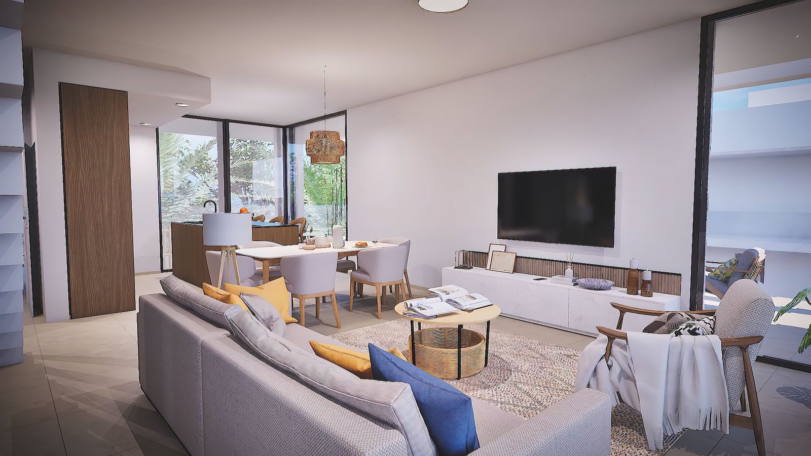 Moderne Apartments 400 m vom Meer entfernt, mit Swimmingpool und Garage, Mar de Cristal