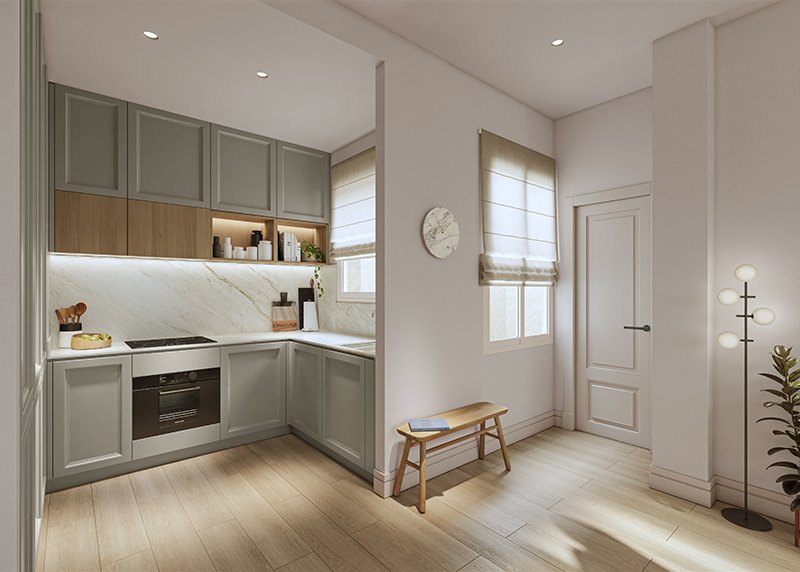 Exklusive Ferienwohnung mit Terrasse, 1 km vom Meer entfernt, Málaga