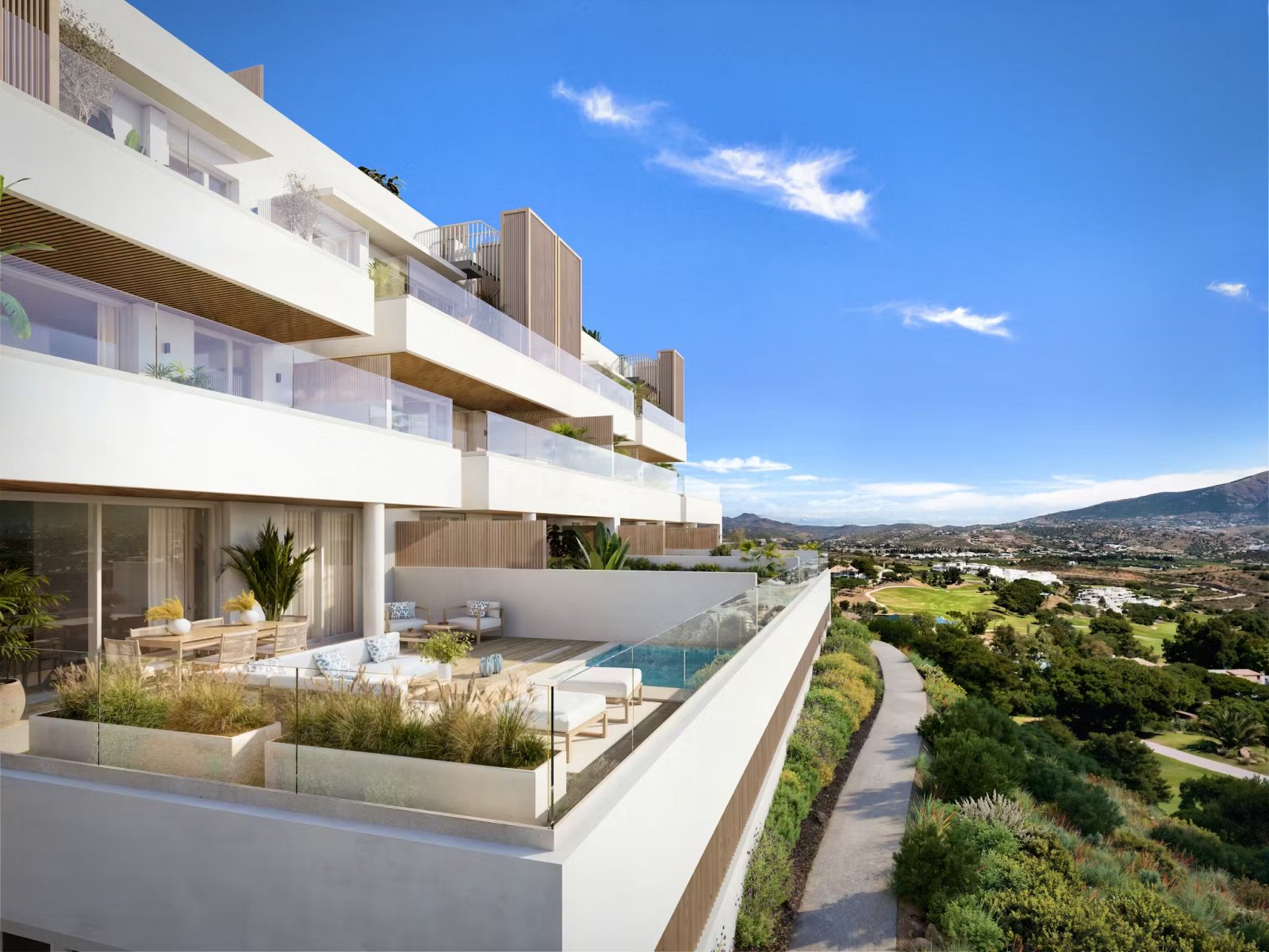 Luxusapartments mit Meerblick, Mijas