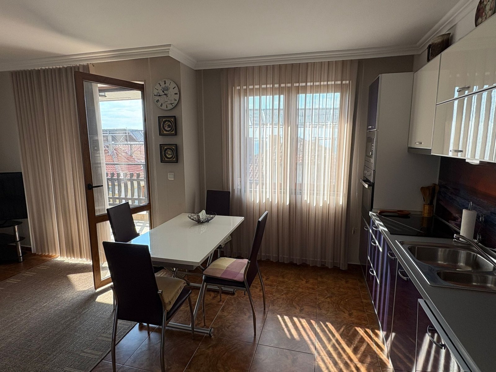 3 Zimmer Wohnung mit Meerblick Haus Kantaur Sveti Vlas Bulgarien