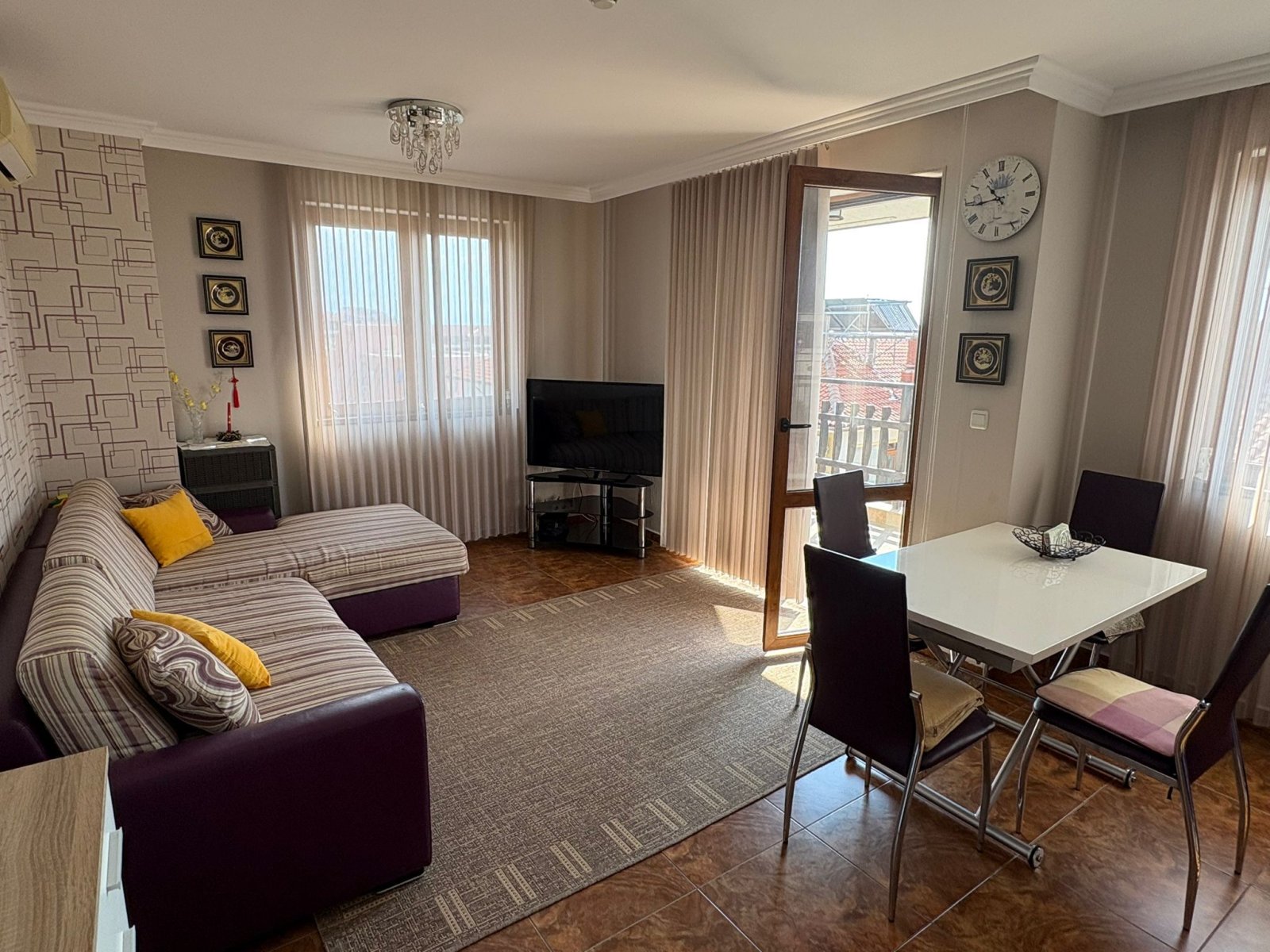 3 Zimmer Wohnung mit Meerblick Haus Kantaur Sveti Vlas Bulgarien