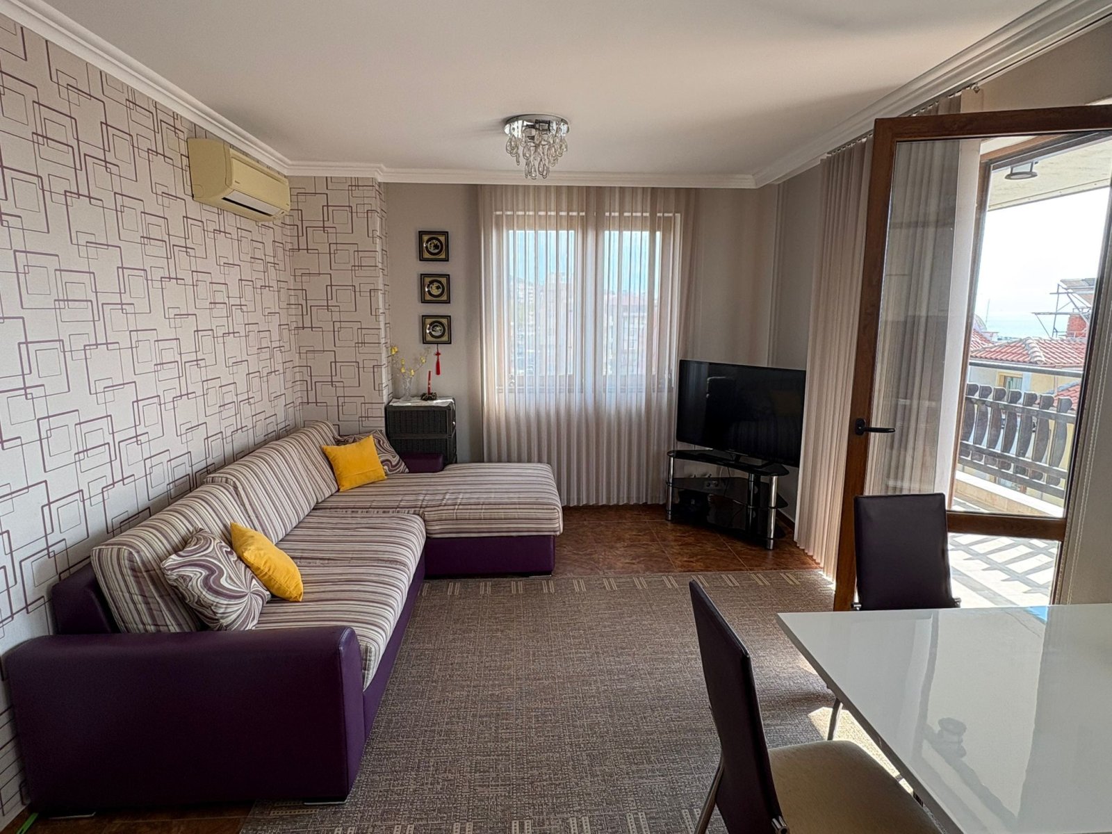 3 Zimmer Wohnung mit Meerblick Haus Kantaur Sveti Vlas Bulgarien