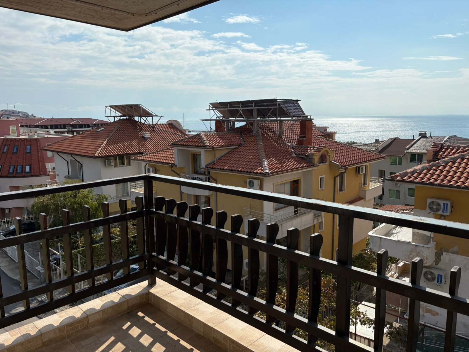 3 Zimmer Wohnung mit Meerblick Haus Kantaur Sveti Vlas Bulgarien