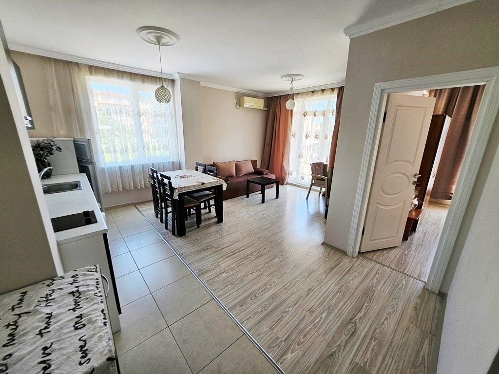 Bright 1-Bedroom Apartment with Pool View & Large Terrace in Persani Complex