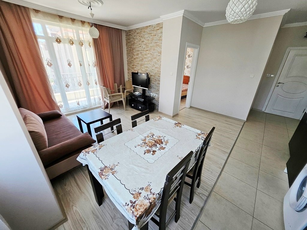 Bright 1-Bedroom Apartment with Pool View & Large Terrace in Persani Complex