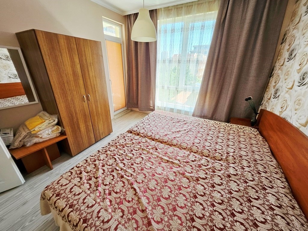 Bright 1-Bedroom Apartment with Pool View & Large Terrace in Persani Complex