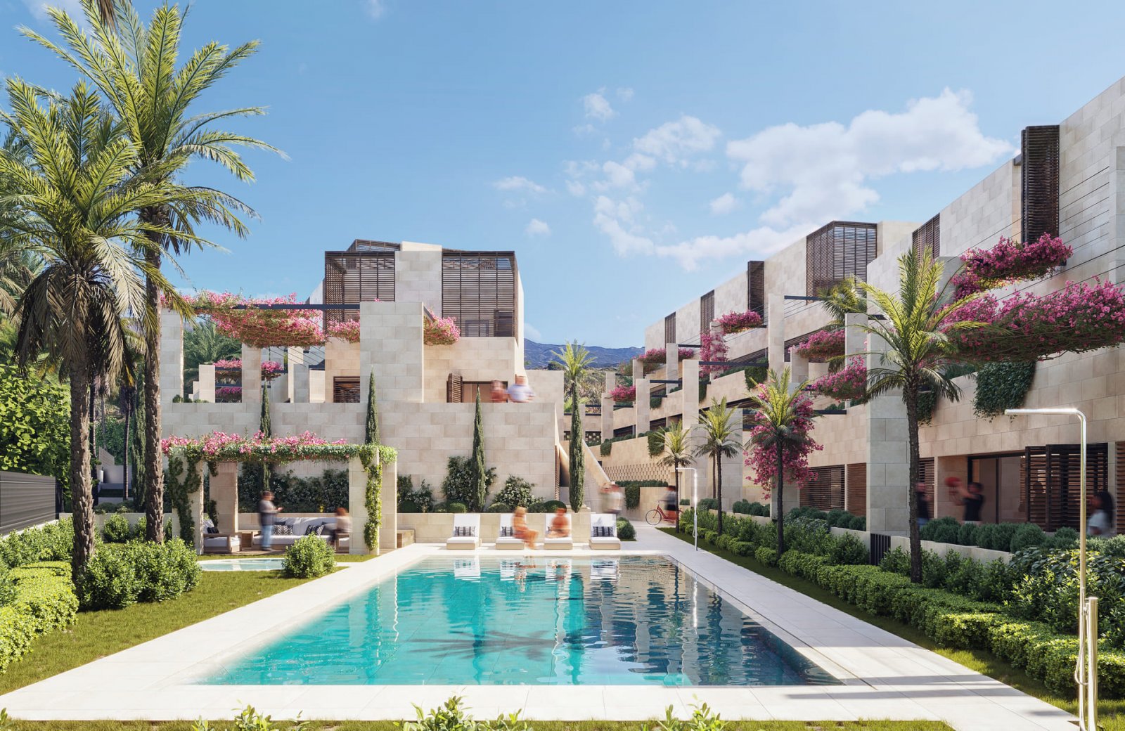 Exklusive Residenz, 1 km vom Meer entfernt, Estepona