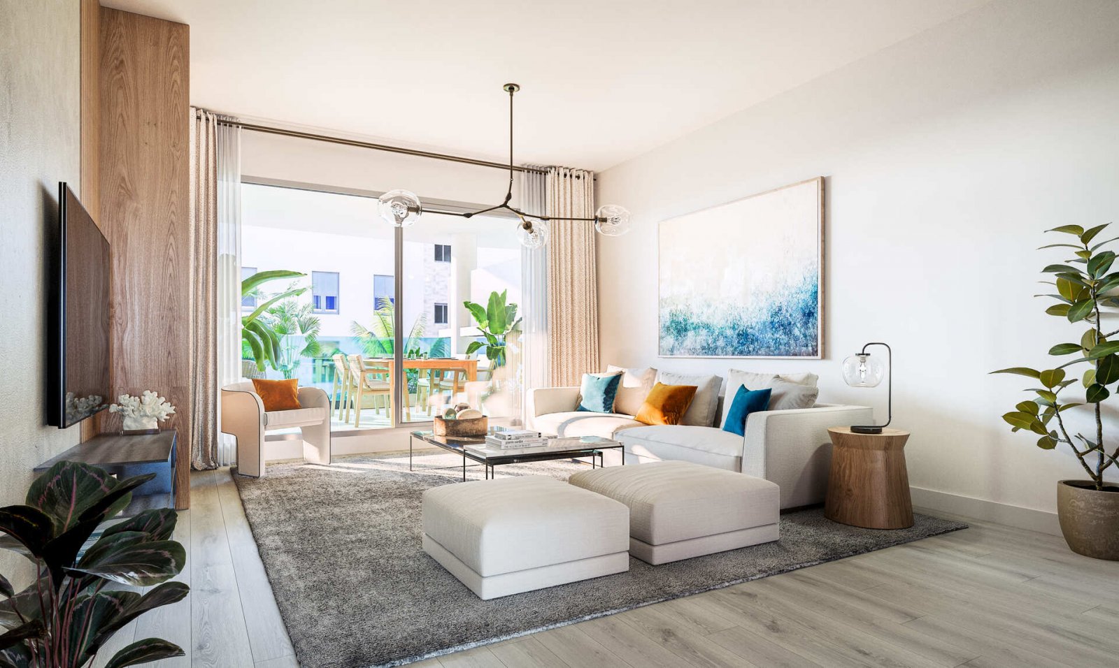 Moderne Apartments, 2 km vom Meer entfernt, Las Lagunas de Mijas