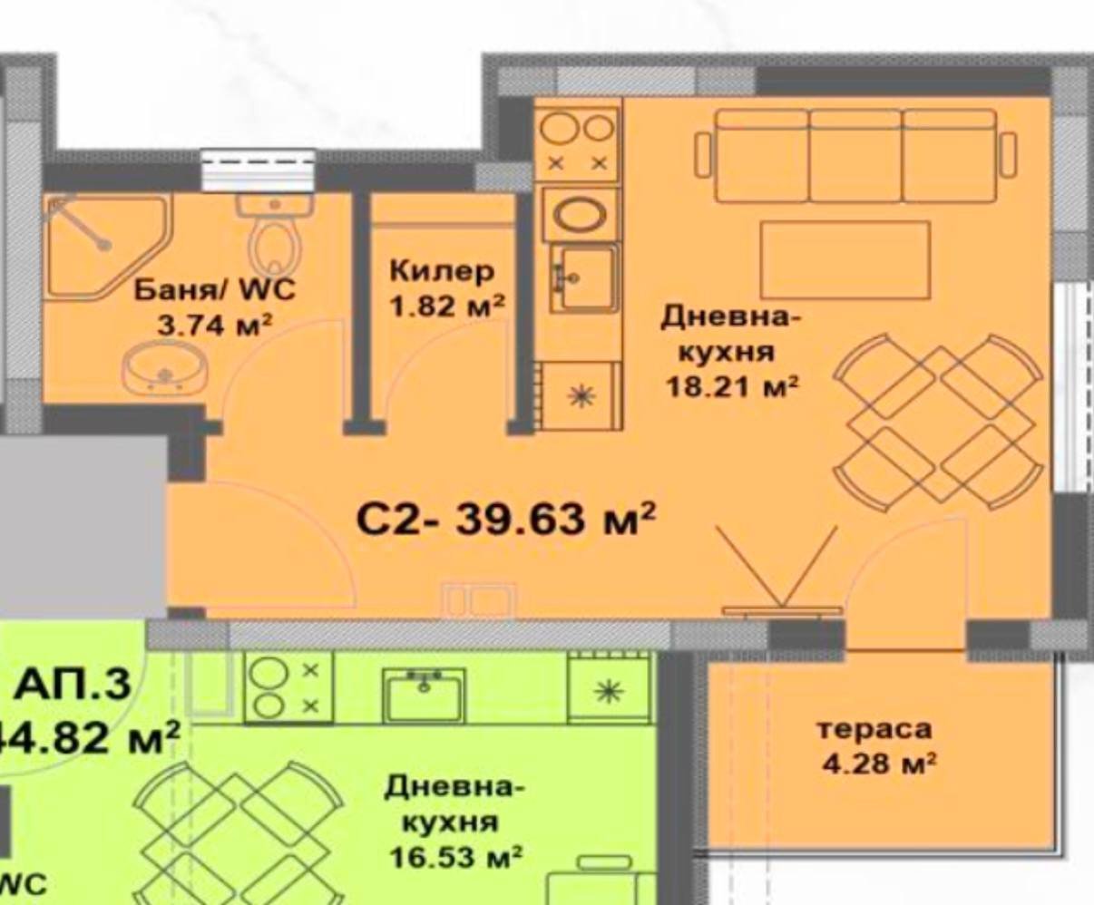 Studio im La Mer Silver Residence 3 Komplex, Sonnenstrand, Bulgarien
