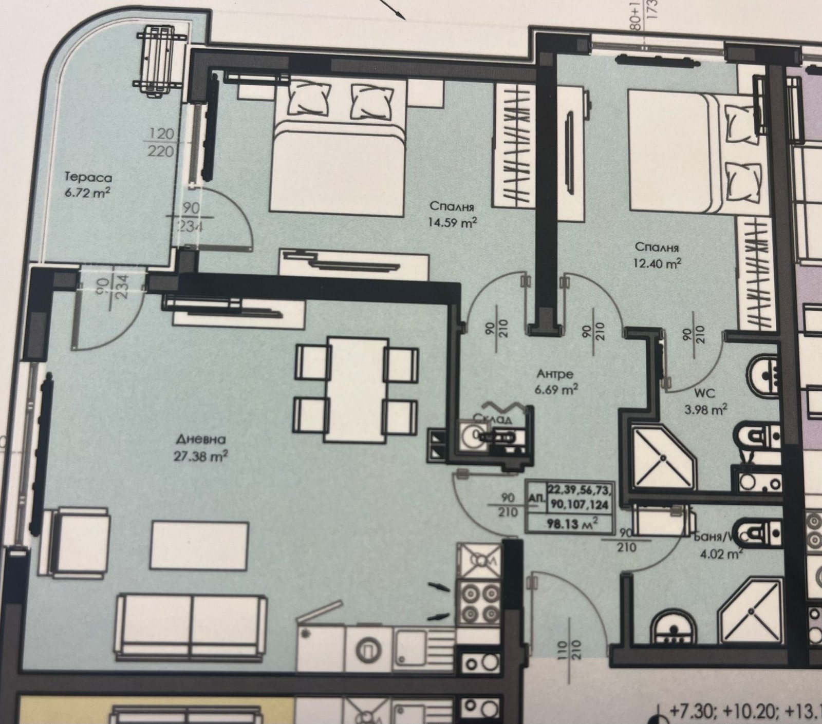 Zwei-Zimmer-Wohnung in Burgas! Ratenzahlung möglich!