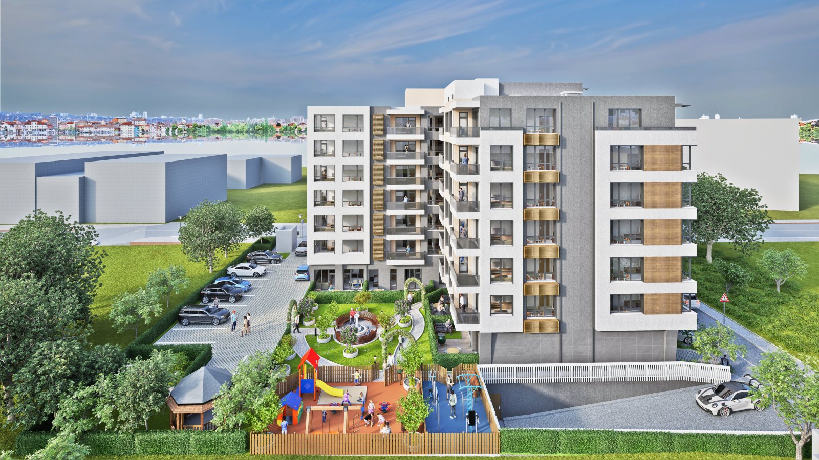 Moderne Stadtoase mit drei Schlafzimmern – viel Platz, Grün und Komfort