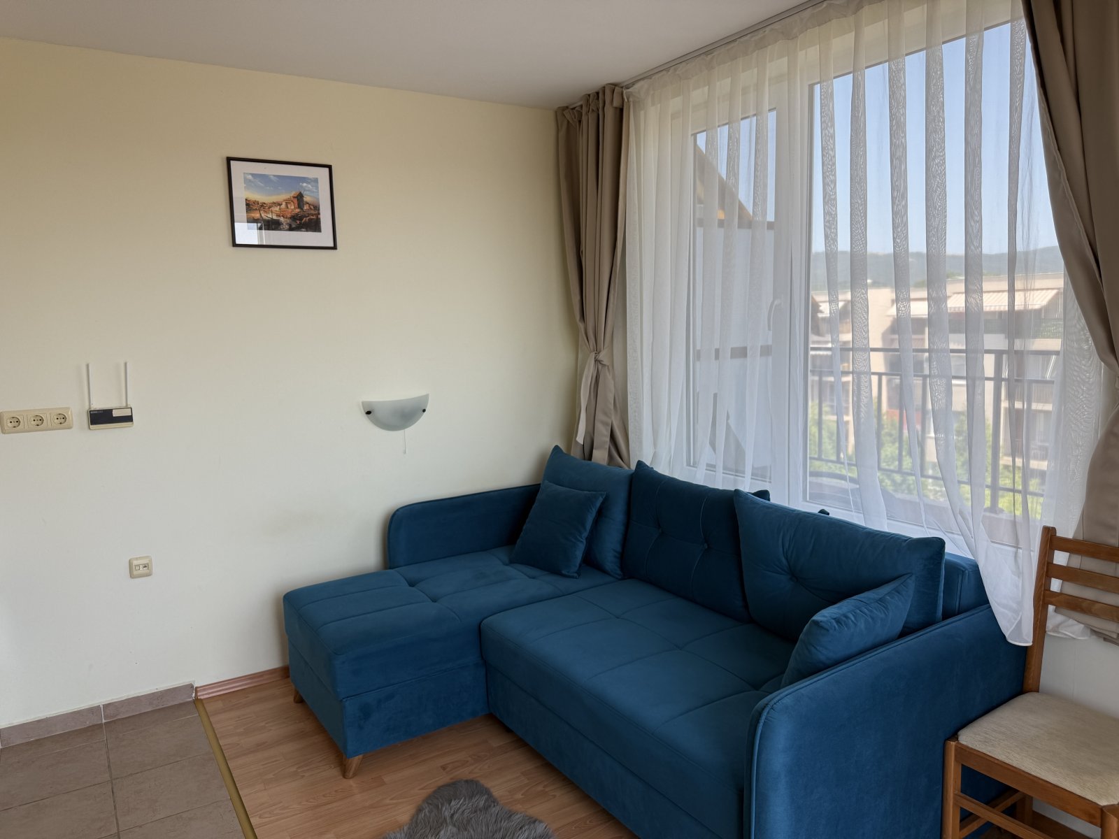 Gemütliches Ein-Zimmer-Apartment mit Bergblick im Holiday Fort Club Komplex, Sunny Beach
