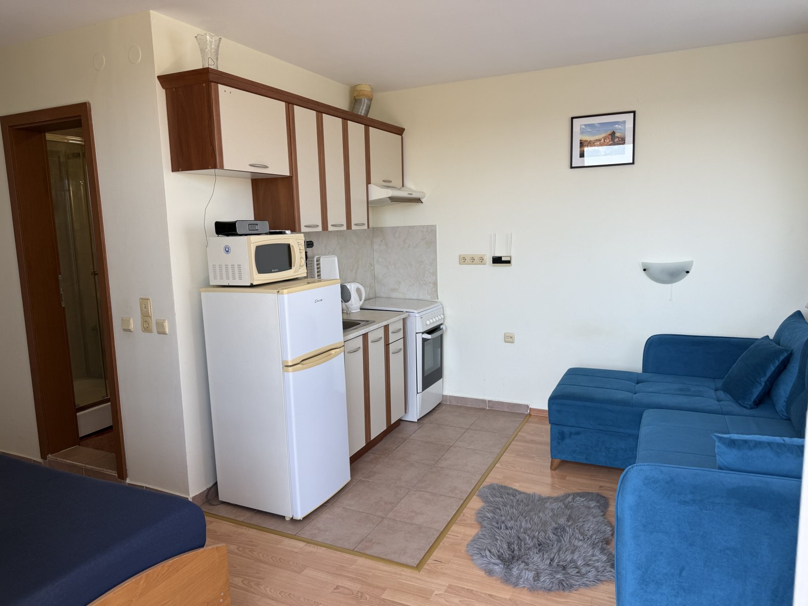 Gemütliches Ein-Zimmer-Apartment mit Bergblick im Holiday Fort Club Komplex, Sunny Beach