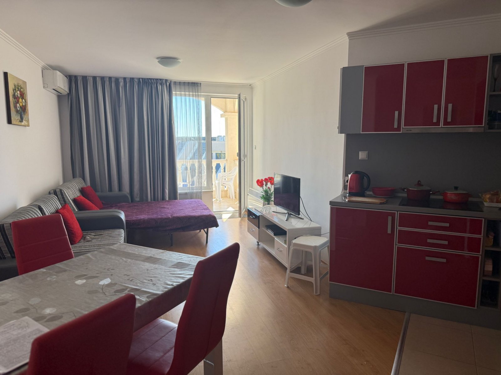 Ein-Zimmer-Apartment mit Meerblick – Vila Antorini, Sveti Vlas