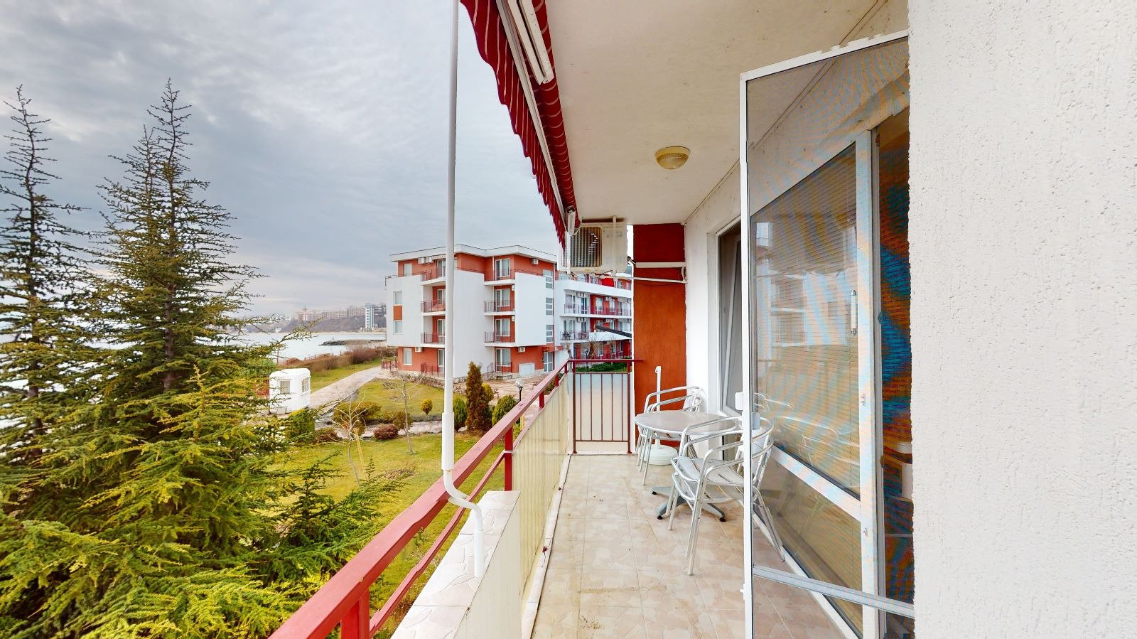 Geräumiges 1-Zimmer-Apartment mit Panoramablick aufs Meer – Privilege Fort Beach, Sveti Vlas – Elenite