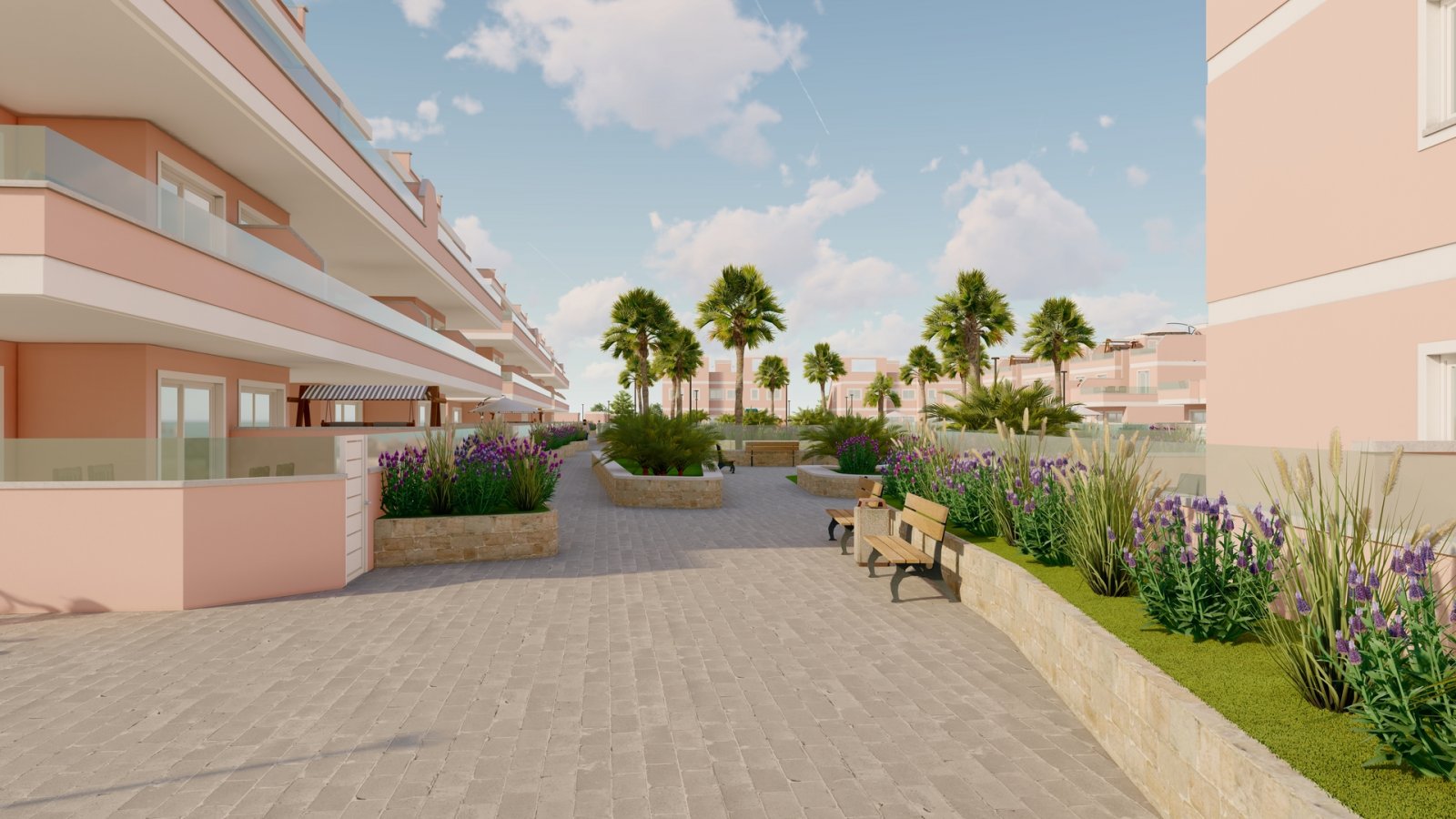 Geräumige Apartments mit Pool, 2 km vom Meer entfernt, Pilar de la Horadada