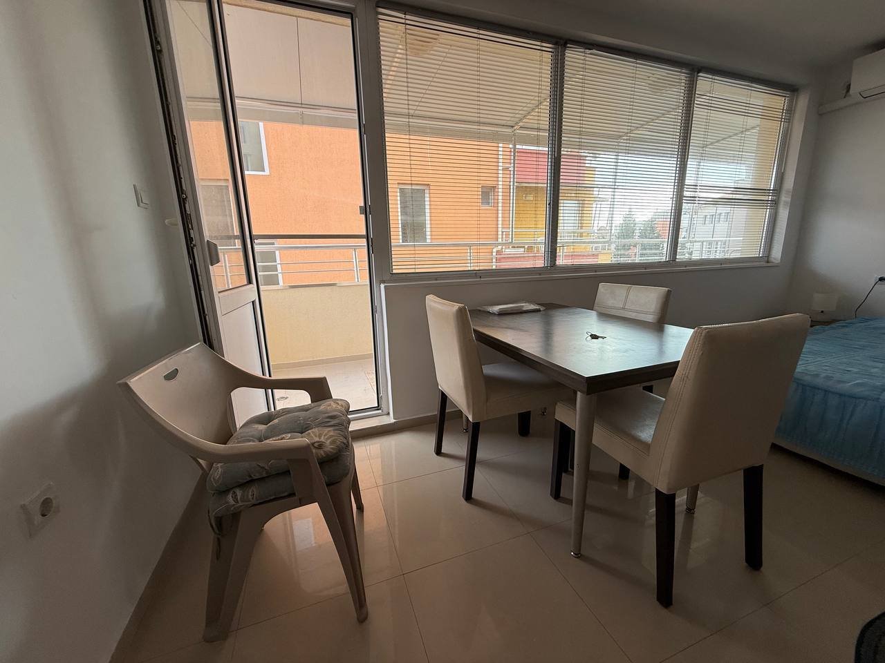 1+1 möblierte und ausgestattete Wohnung in Pomorie, Bulgarien.