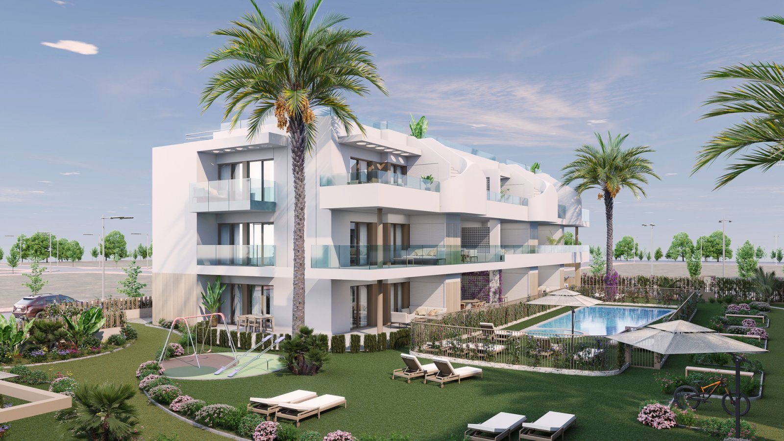 Moderne Apartments, 2 km vom Meer entfernt und mit Swimmingpool, Pilar de la Horadada