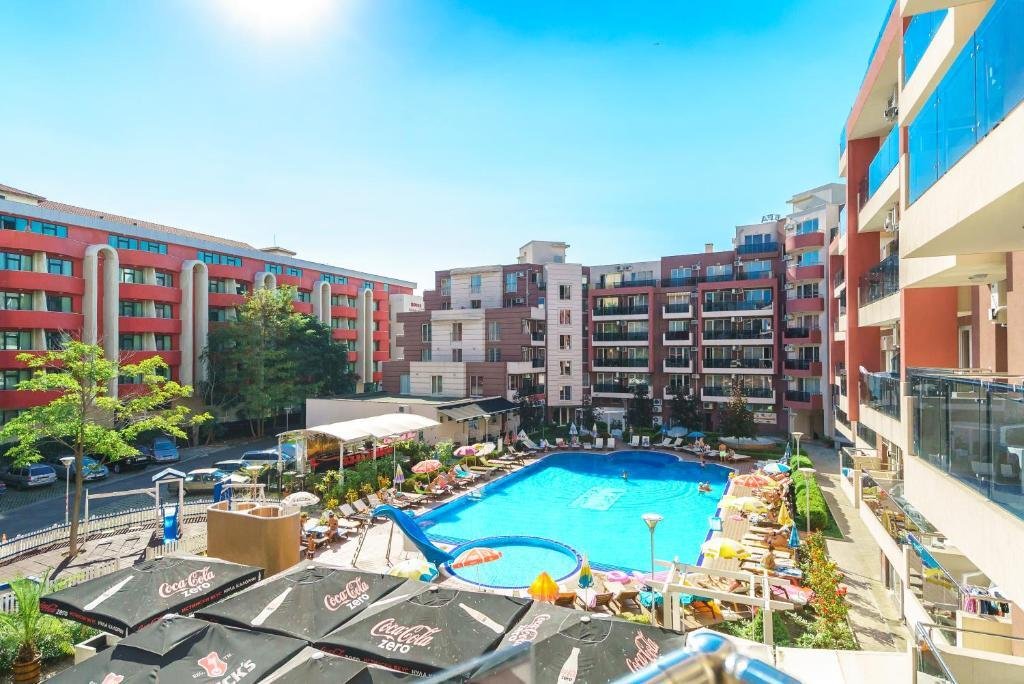 2-Zimmer-Apartment im Komplex Admiral Plaza am Sonnenstrand, Bulgarien.