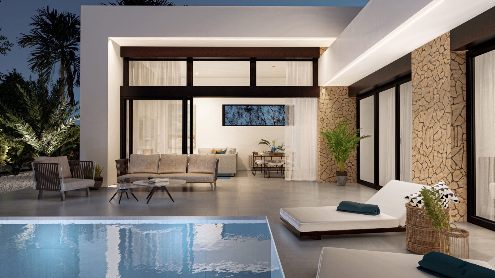 Exklusive Villen mit privatem Pool und Garten, ruhige Naturumgebung, Calasparra